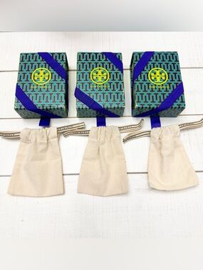 Tory Burch Jewelry Box 
3 Piece Set 
EMPTY